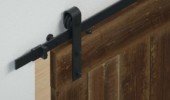 Комплект фурнитуры Slido Design 100-S для одного дверного полотна 2 м, сталь, черный