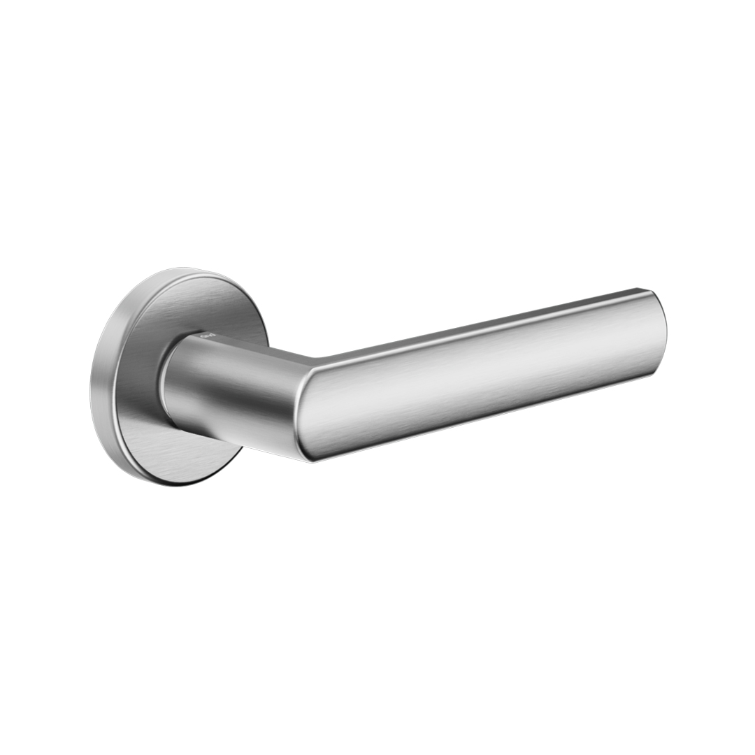 Door handle DND by Martinelli Luce Satin chrome