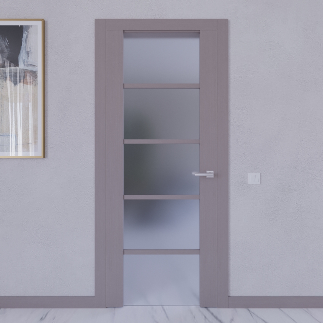 Міжкімнатні двері з лиштвою Danapris Doors Art Decor Vetro plus 07 шпоновані
