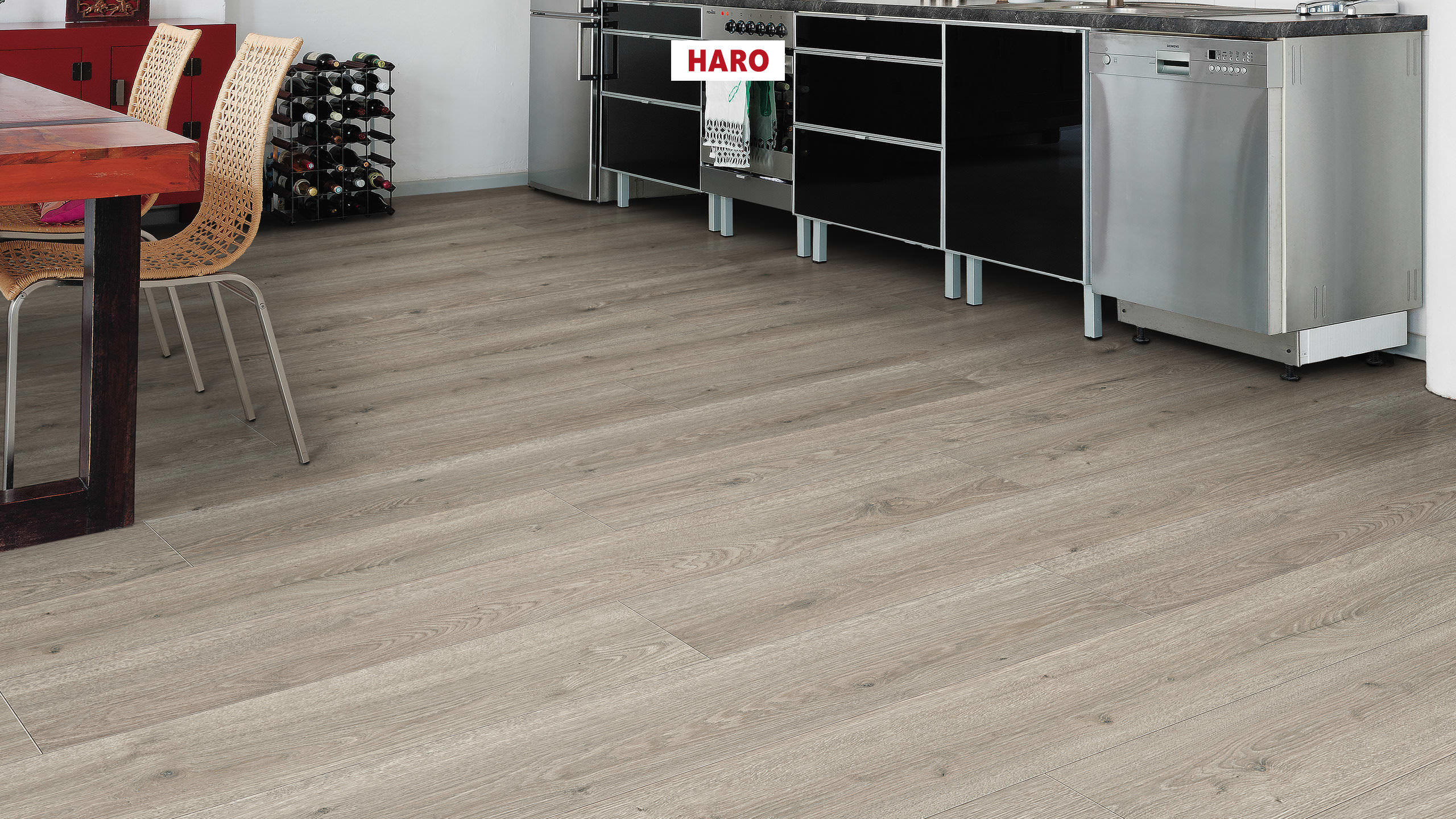 Laminate Haro Tritty 100 Oak Flavia Grey 2
