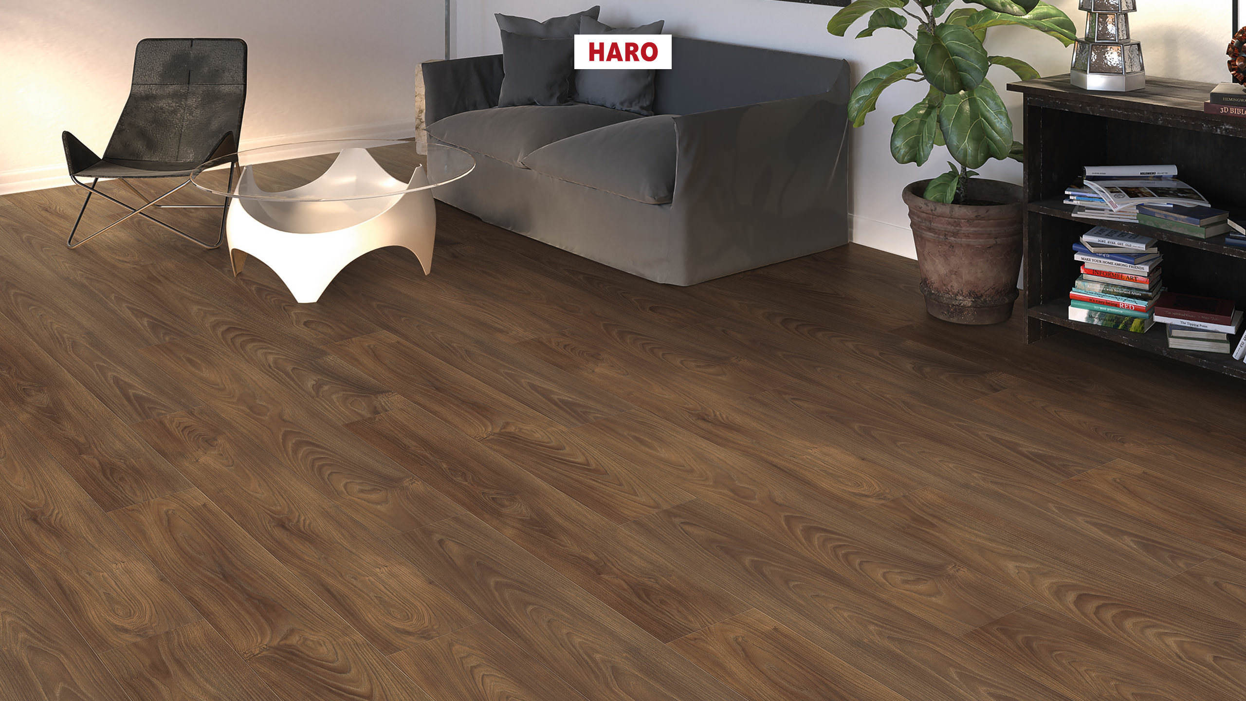Laminate Haro Tritty 100 Walnut Vario 2