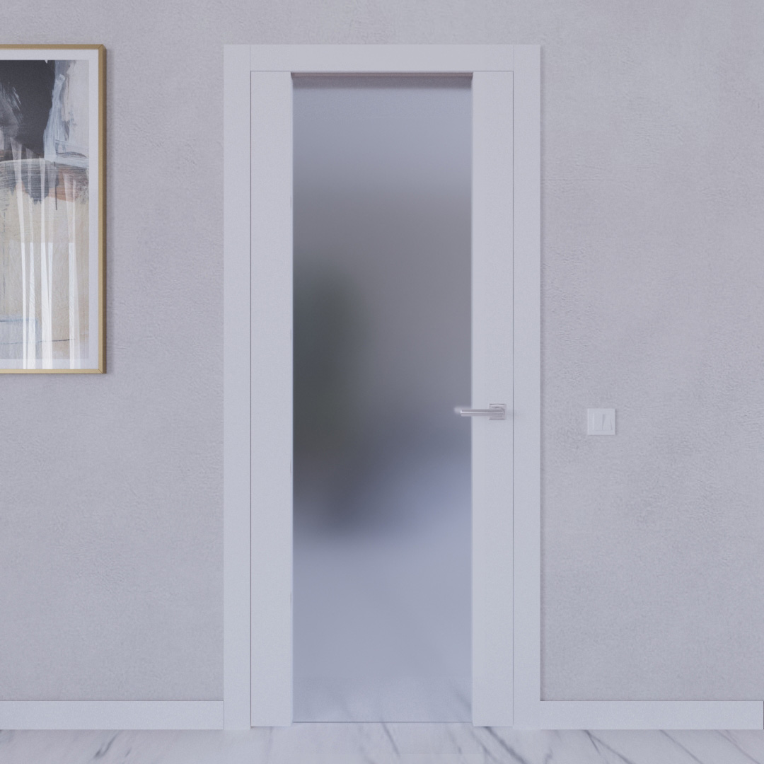 Painted Interior Doors Art Decor DKB Vetro Plus 02